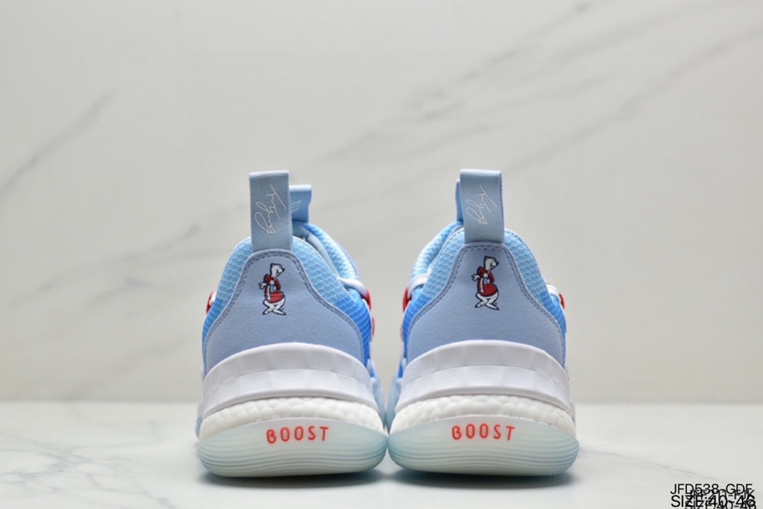 170 Adidas Trae Young 1”Cotton Candy”特雷·杨1代系列低帮篮球鞋“蓝粉棉花糖” H68998