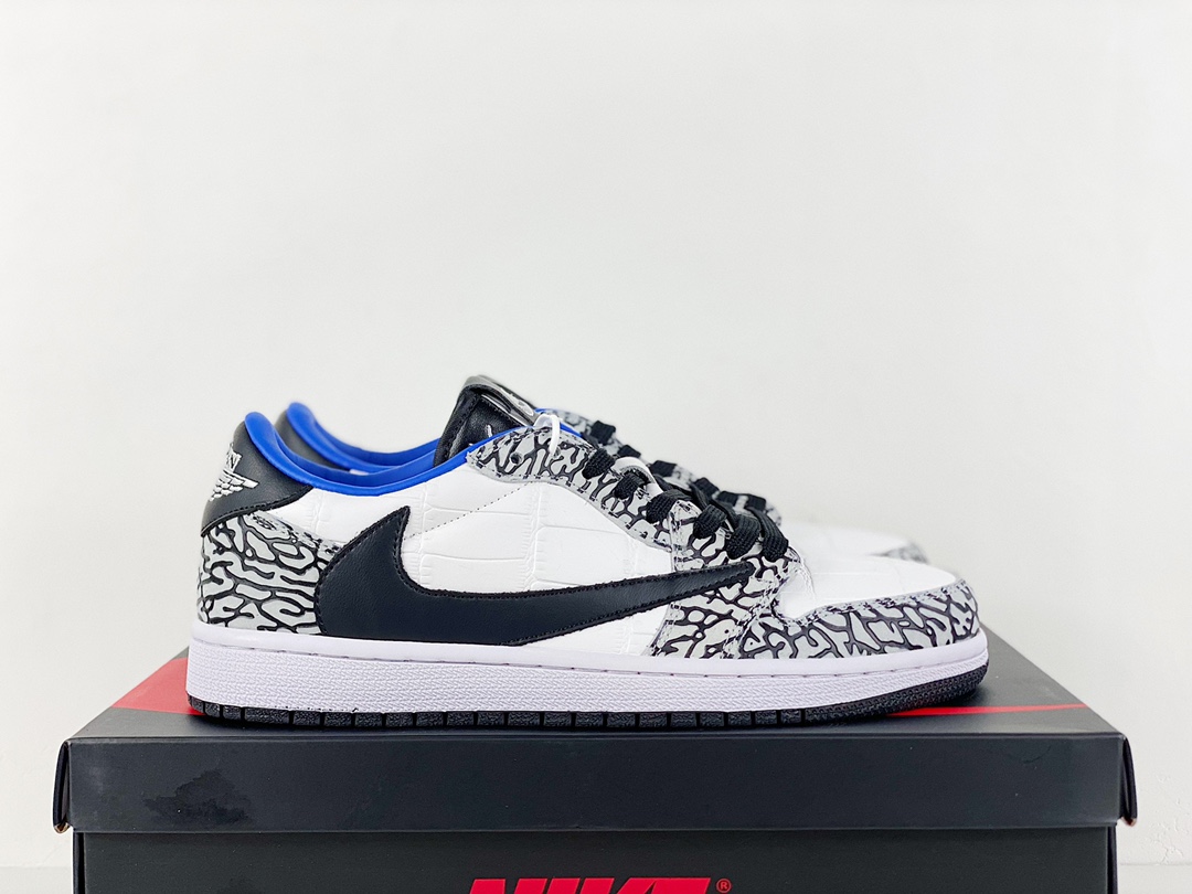 公司级 Air Jordan 1 Retro High OG 倒勾 低帮 AJ1 乔丹1代 aj1 乔1 反向脚趾。亮点之处在于鞋侧的倒置 Swoosh。错版灵感来源于洛杉矶球鞋店铺收到一双特别的错版勾子倒过来，研发出反向勾的设计。
