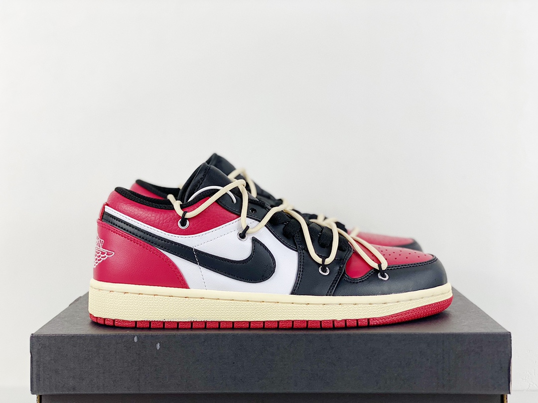 H0 ， 全新耐克Nike Air Jordan 1 Low AJ1乔丹一代低帮经典复古文化休闲运动篮球鞋。官方