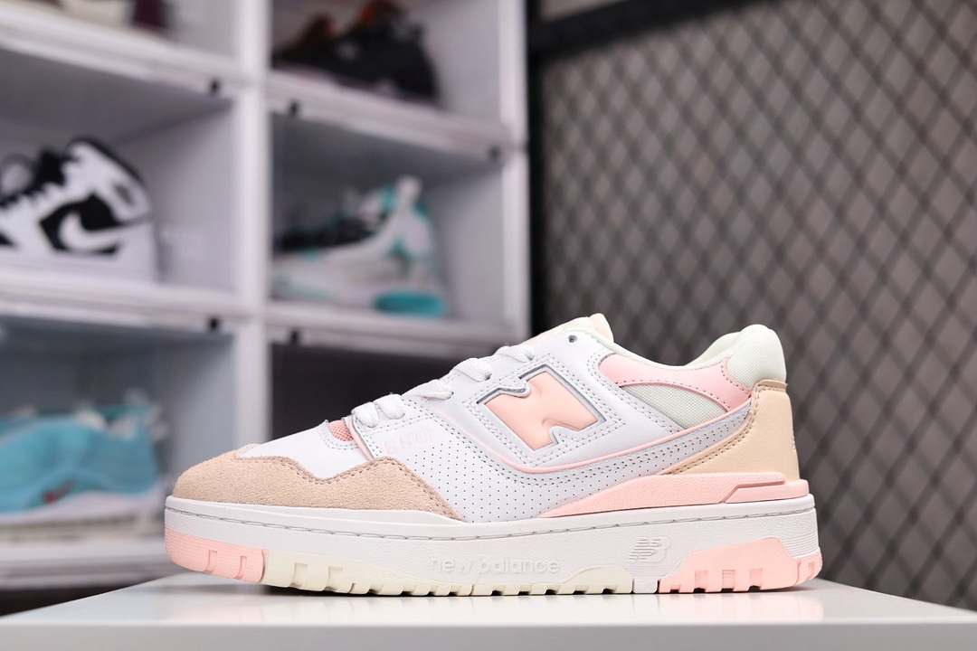 G5 New Balance 新百伦 NB550系列经典复古低帮休闲运动篮球板鞋 完全按照原鞋开发 区别市面先行版本 可接受全方位无死角对比 采用丝光猪巴革拼接牛培皮鞋面材质 厚实耐磨橡胶缓震大底663RC