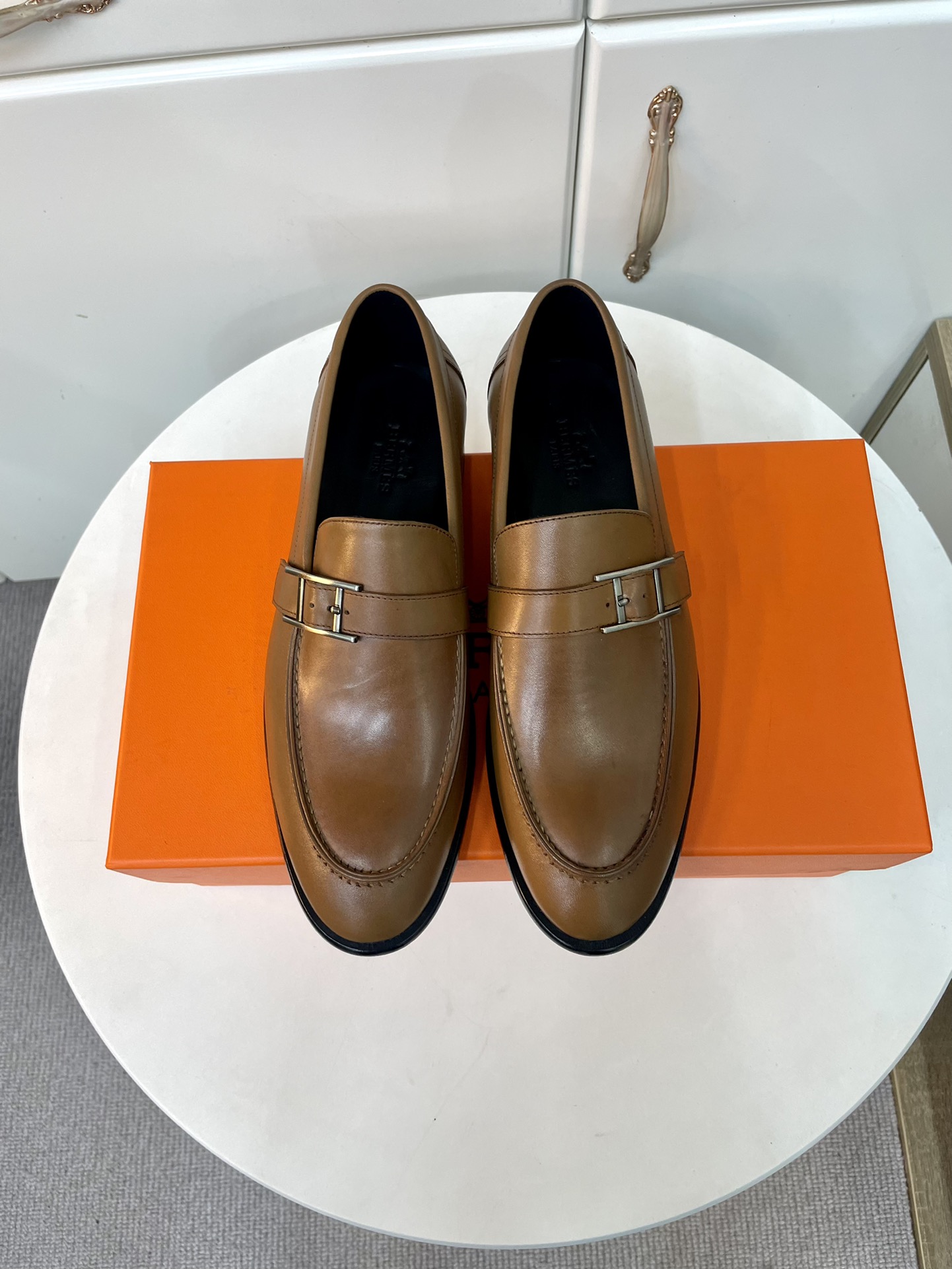 sell Online
 Hermes Casual Shoes Best Like
 Men Calfskin Cowhide Genuine Leather Casual