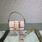 Top Sale
 Fendi Bags Handbags Gold Pink Red Medusa Baguette