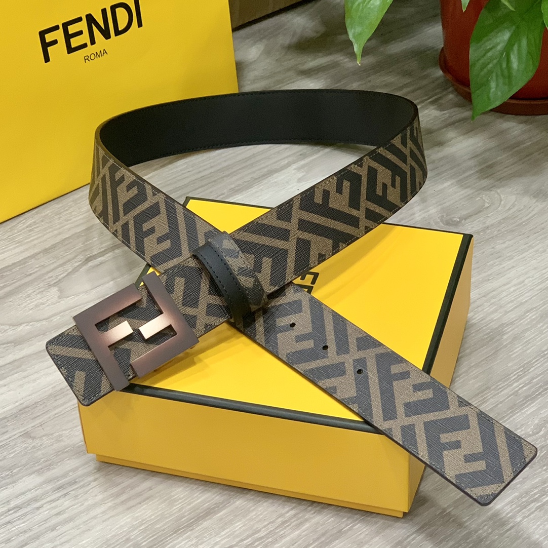 FENDI芬迪专柜同款宽4.0CM双