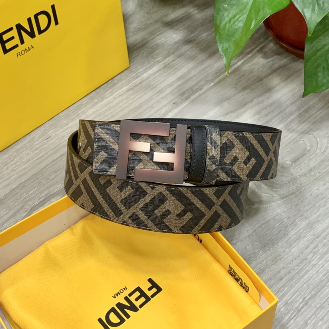 FENDI芬迪专柜同款宽4.0CM双