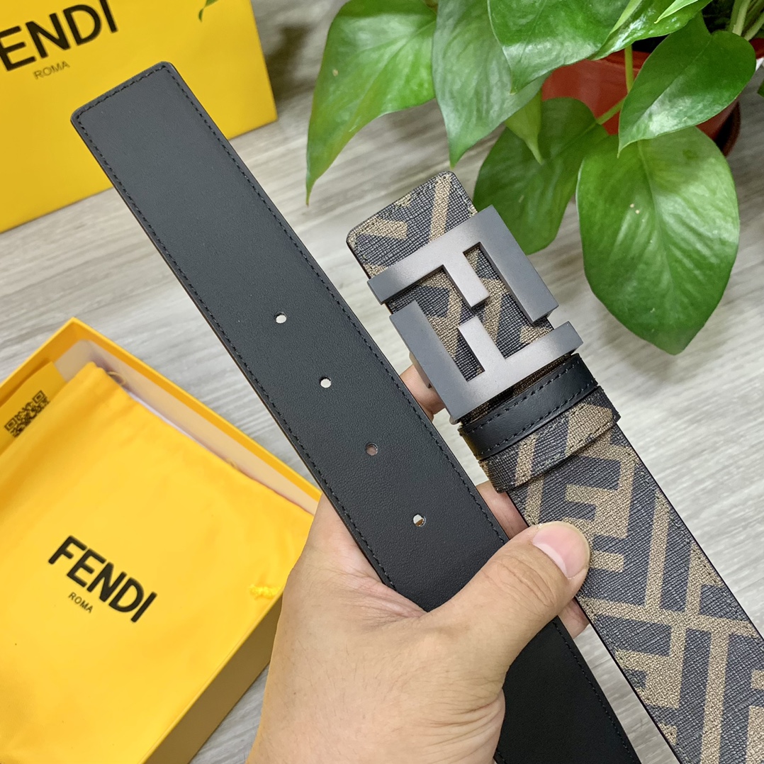 FENDI芬迪专柜同款宽4.0CM双