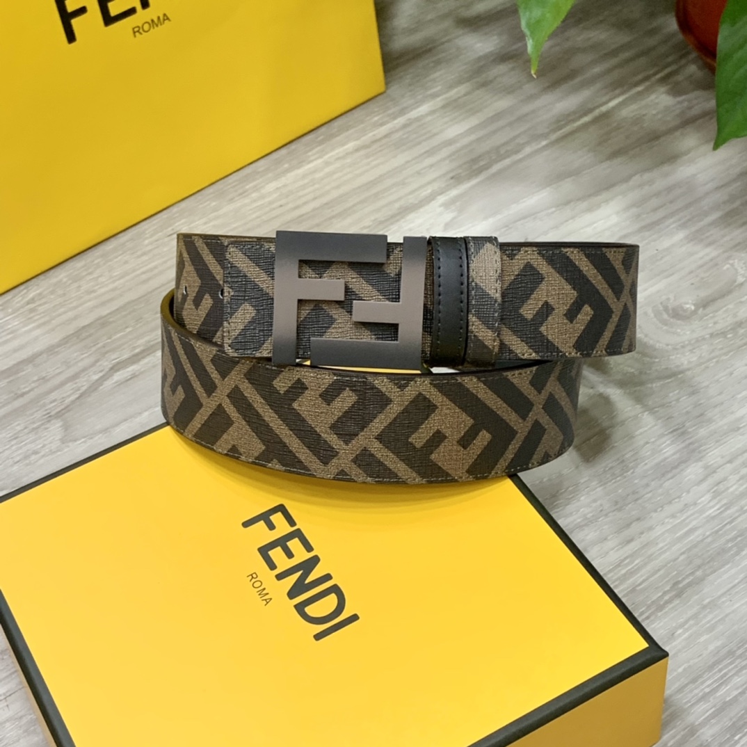 FENDI芬迪专柜同款宽4.0CM双