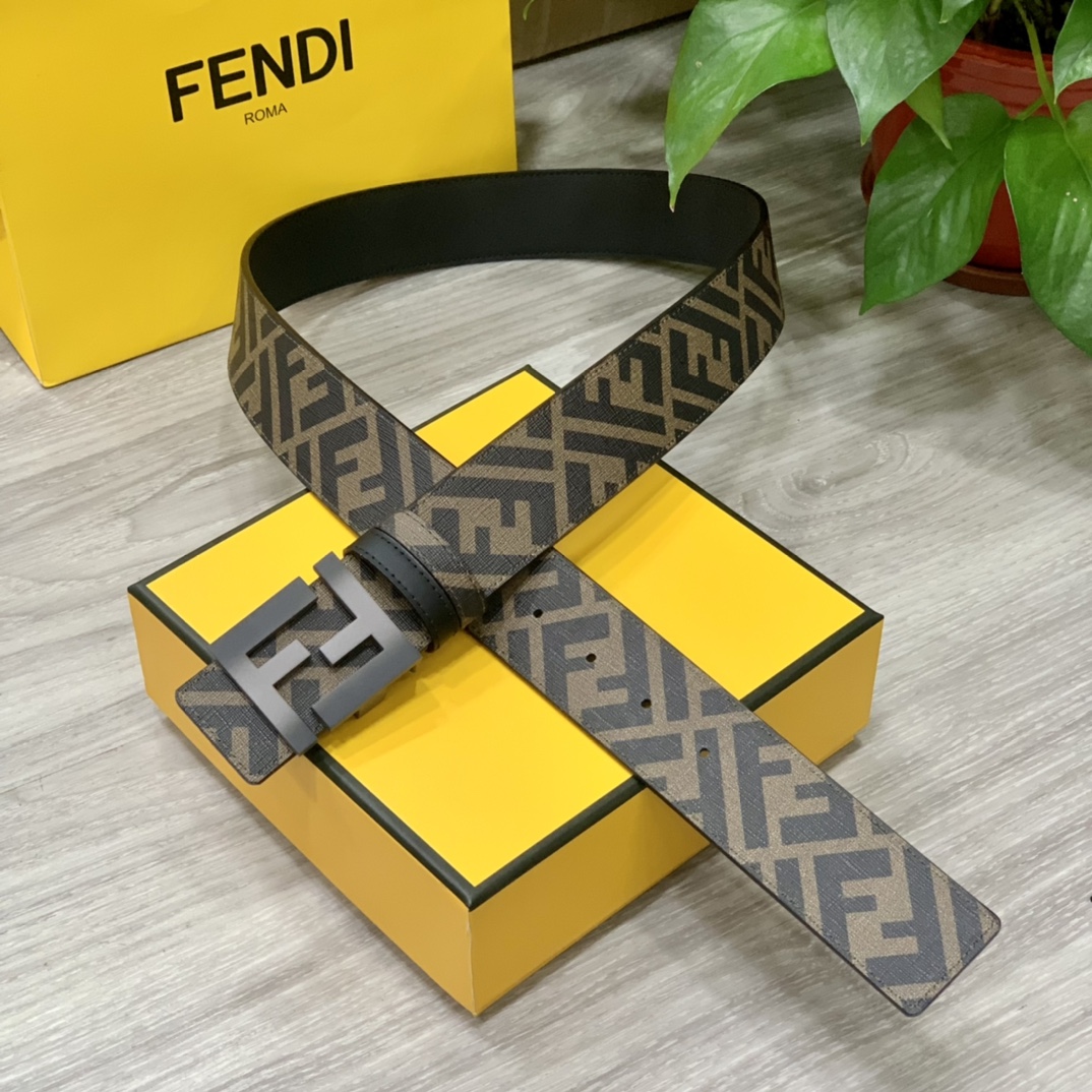 FENDI芬迪专柜同款宽4.0CM双