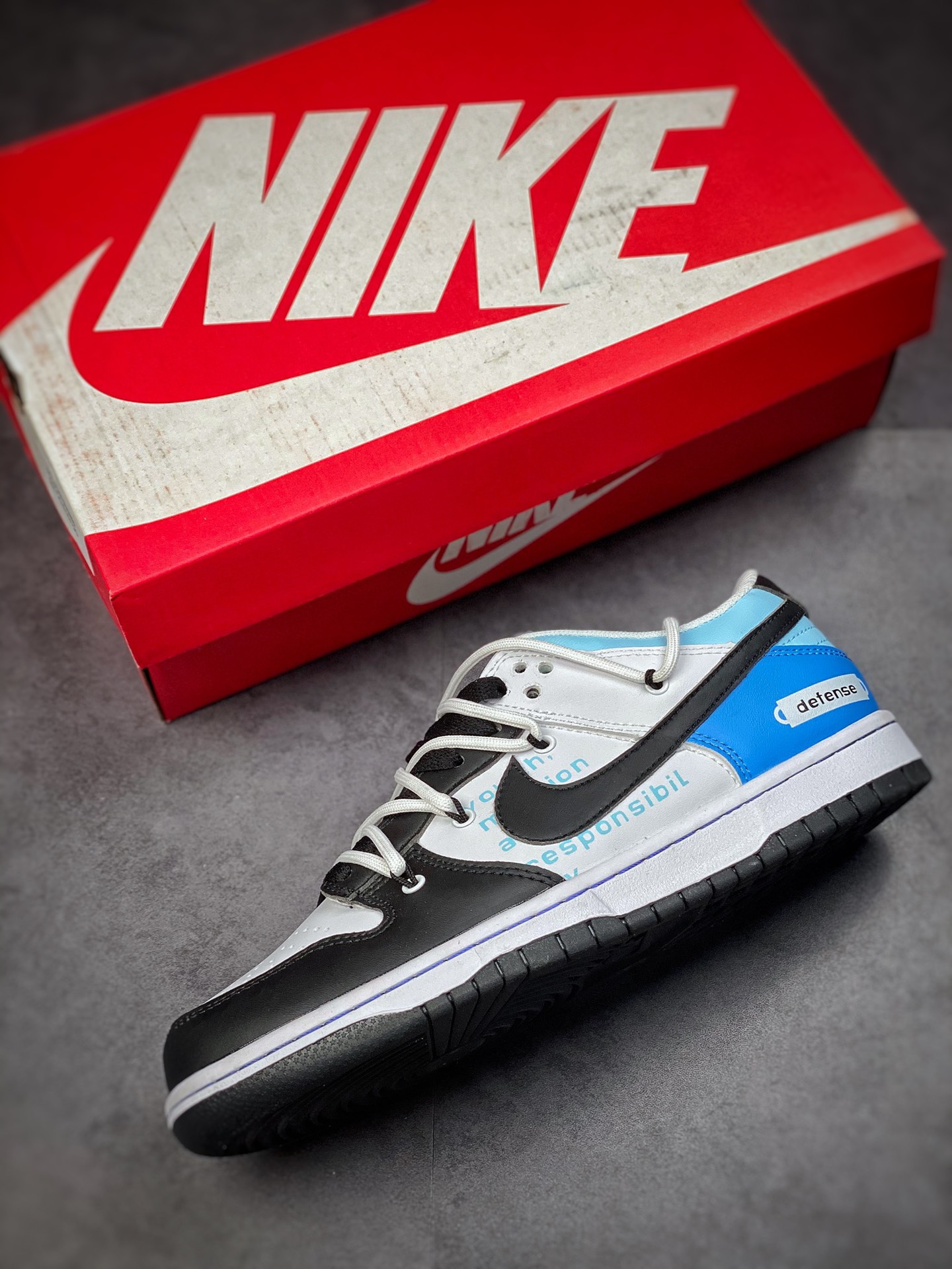 190 Futura x Nike Dunk Low SB联名 解构绑带滑板鞋 DD3363-002