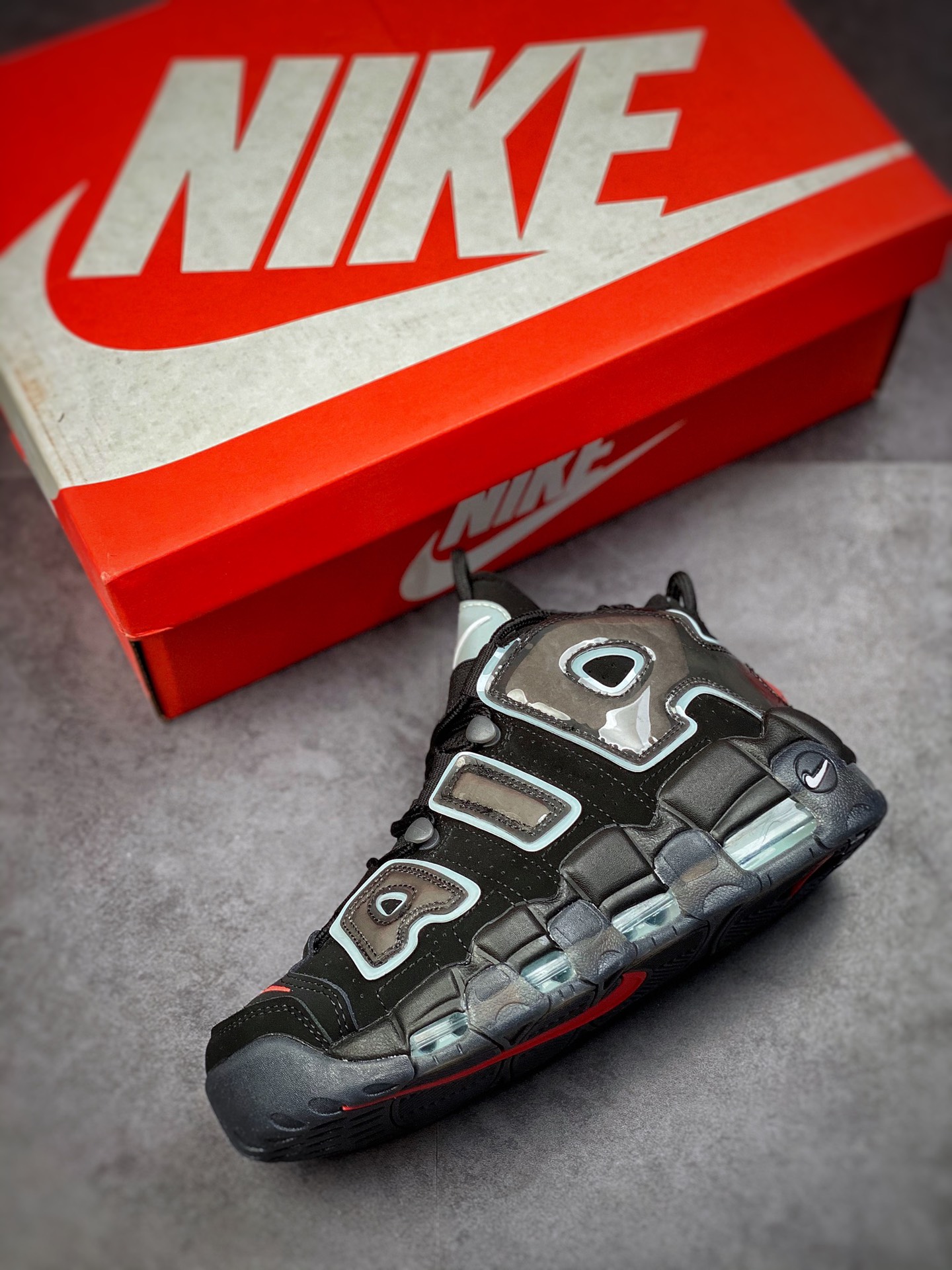 260 Air More Uptempo 黑蓝撕纸 代表着历史最高版本皮蓬 DJ4633-010