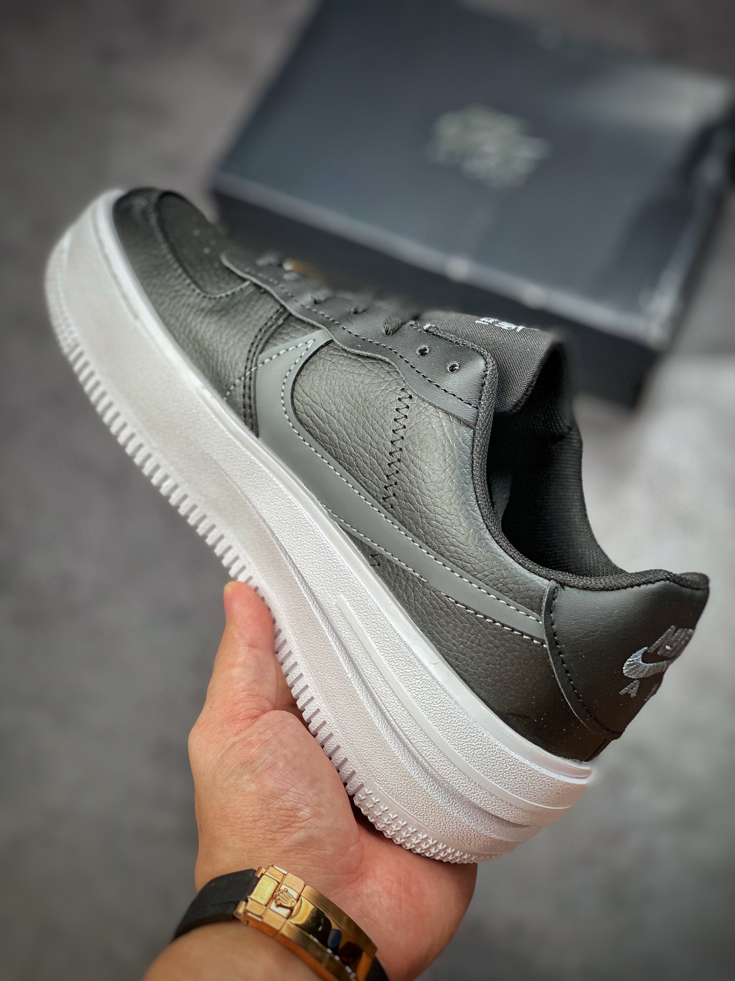 170 Nike Air Force 1 PLT.AF.ORM Triple White 解构黑白 DJ9946-001