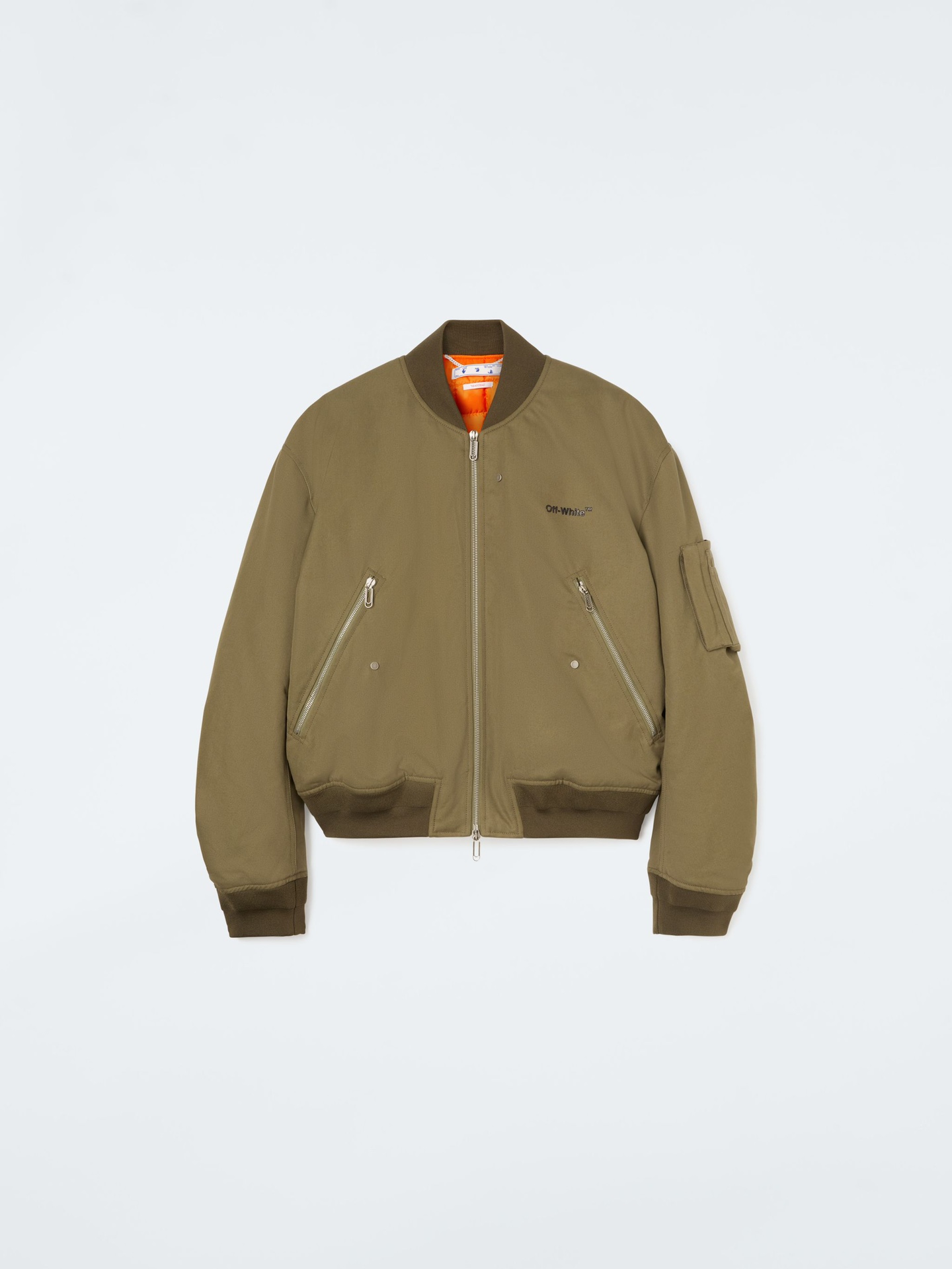off white OW2022fw秋冬新款充棉飞行夹克外套