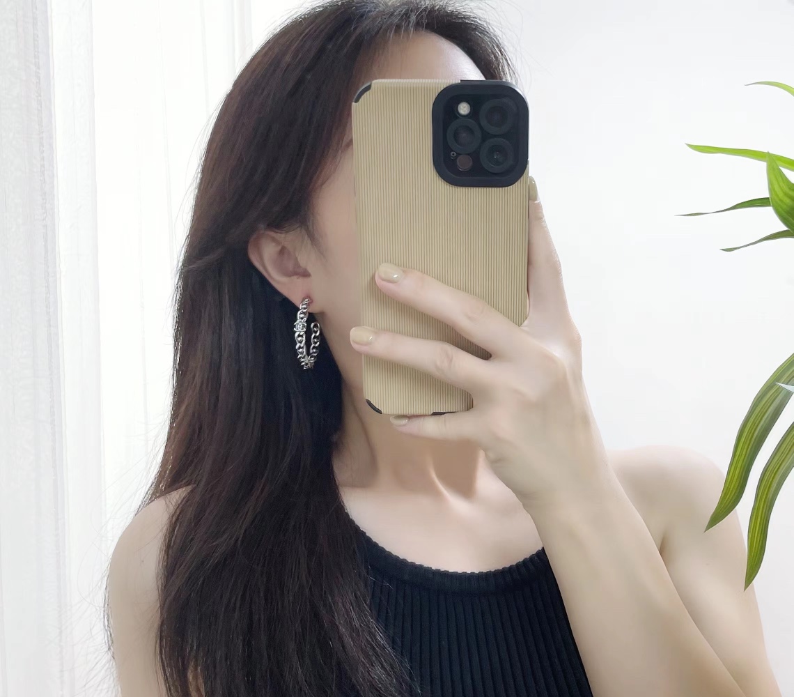 新款☑️CHANEL香奈儿双c镂空耳钉耳环