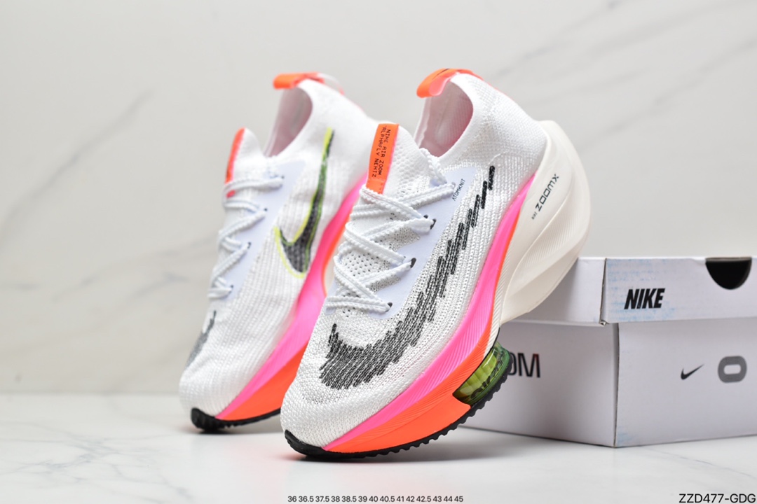 250 Nike Air Zoom Alphafly NEXT FK％”Hyper Violet”破2代马拉松CI9925-501