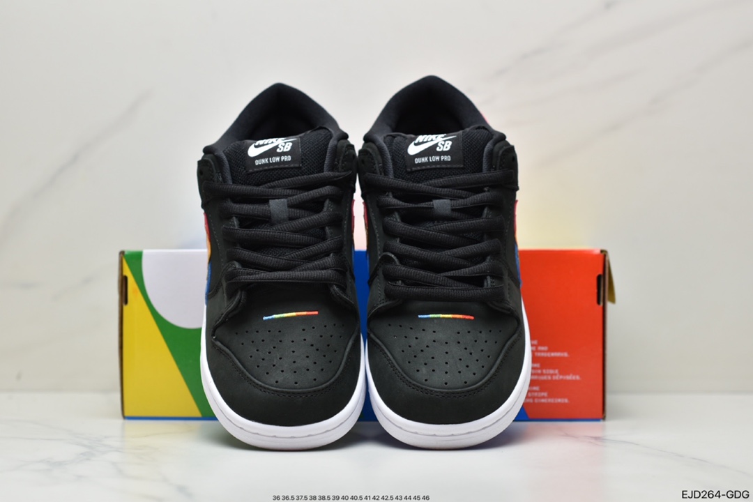 350 Polaroid x Nike SB Dunk Low”Polaroid” 宝丽来联名 黑白彩三色重叠钩子DH7722-001