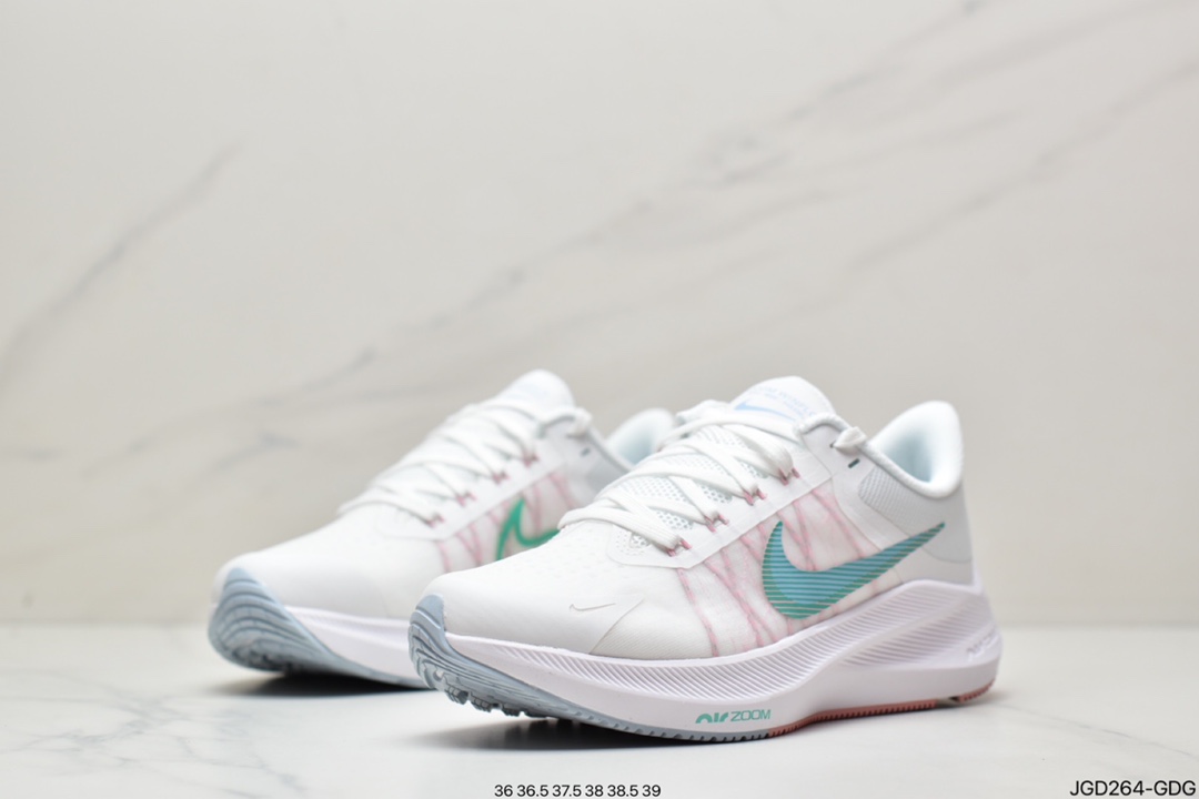 180 耐克Nike Zoom WINFLO 8代缓震大底飞线贾卡轻质透气休闲运动跑步鞋“登月温弗洛8代”CW3421