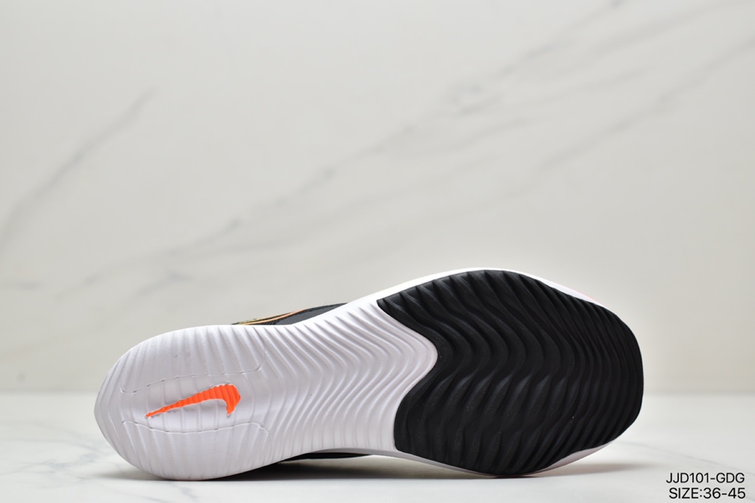 130 耐克Nike Zoomx Streakfly Proto 低帮跑步鞋 白黑橙 男女运动鞋 DH9275