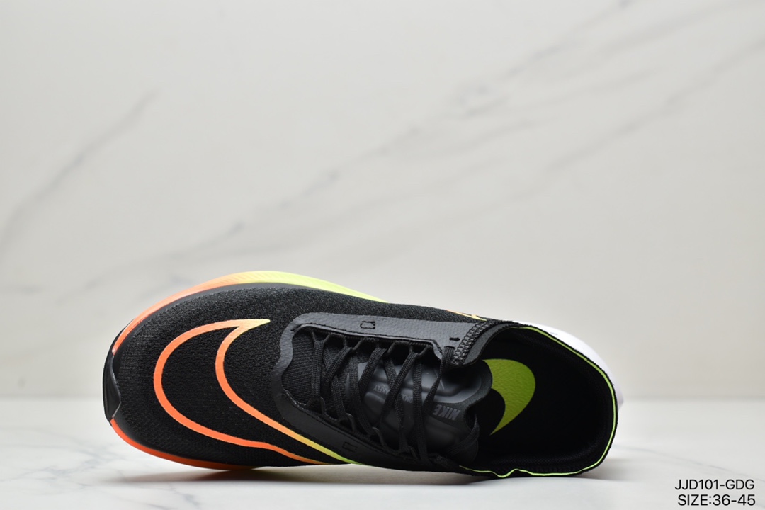 130 耐克Nike Zoomx Streakfly Proto 低帮跑步鞋 白黑橙 男女运动鞋 DH9275