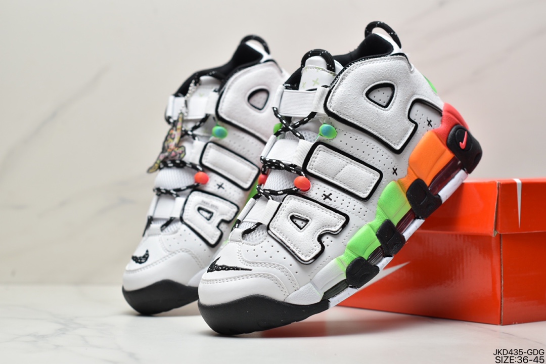 160 耐克Nike WMNS Air More Uptempo GS”Barely Green0”皮蓬