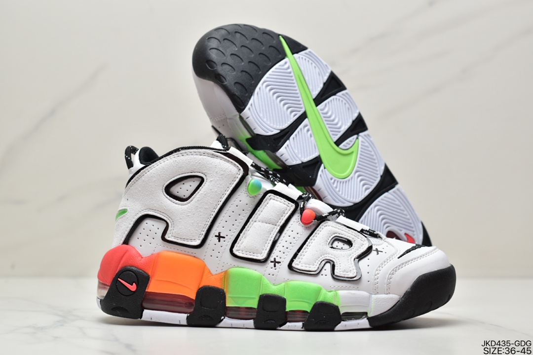 160 耐克Nike WMNS Air More Uptempo GS”Barely Green0”皮蓬