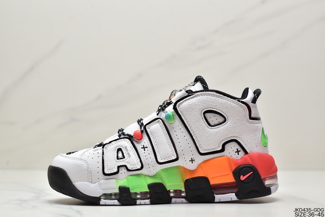 160 耐克Nike WMNS Air More Uptempo GS”Barely Green0”皮蓬