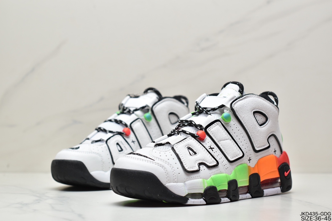 160 耐克Nike WMNS Air More Uptempo GS”Barely Green0”皮蓬