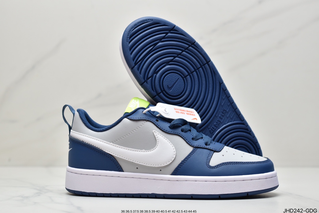 190 耐克Nike  Court Borough Low 低帮百搭透气休闲运动板鞋BQ5448-016