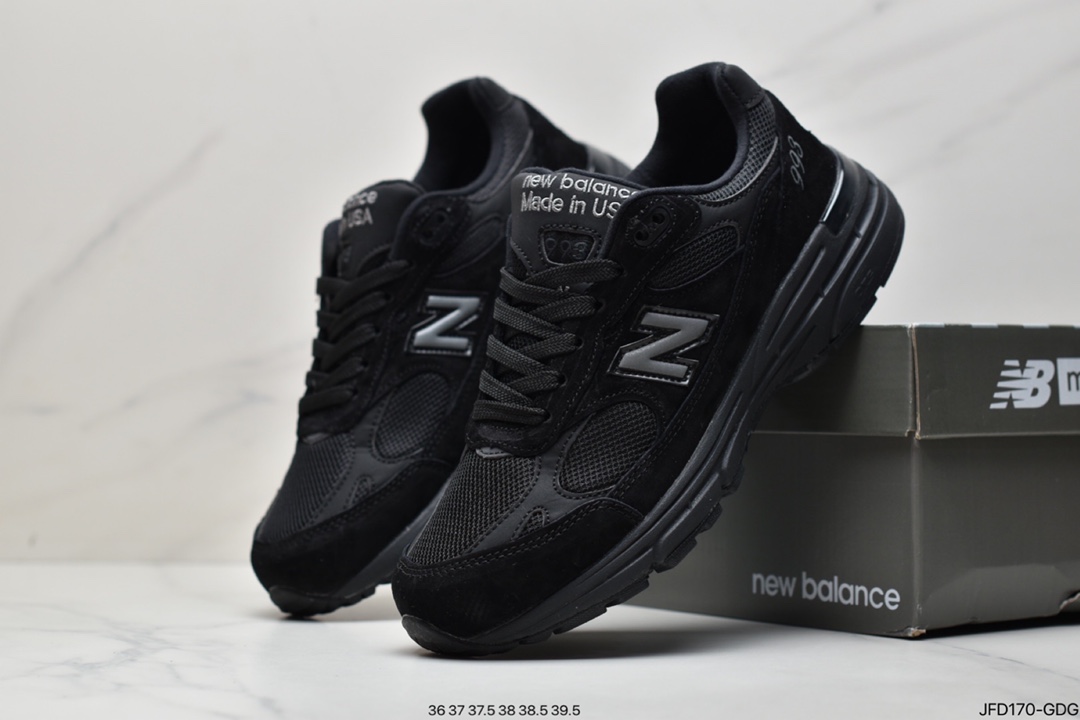 170 New Balance新百伦NB Made in USA MR993系列美产血统经典复古休闲运动百搭老爹跑步鞋MR993NV