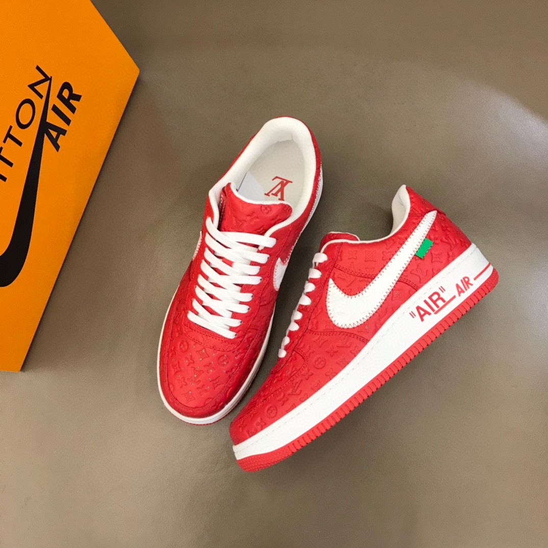 “Low-priced Nike & LV Recreational Sneakers with Oxen Pellets for Comfort, Size 38-44” - 图片 2