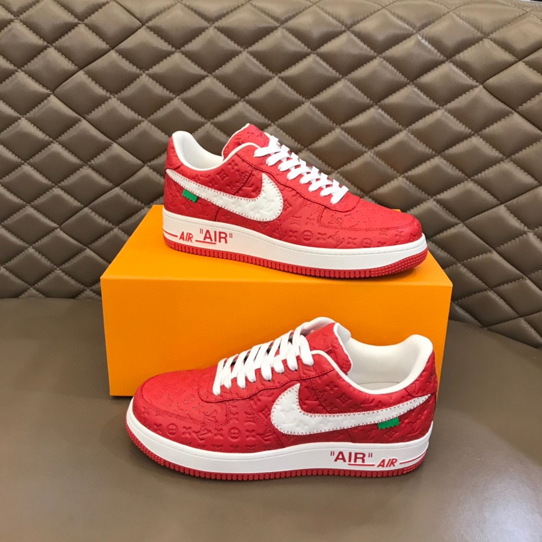 “Low-priced Nike & LV Recreational Sneakers with Oxen Pellets for Comfort, Size 38-44” - 图片 3