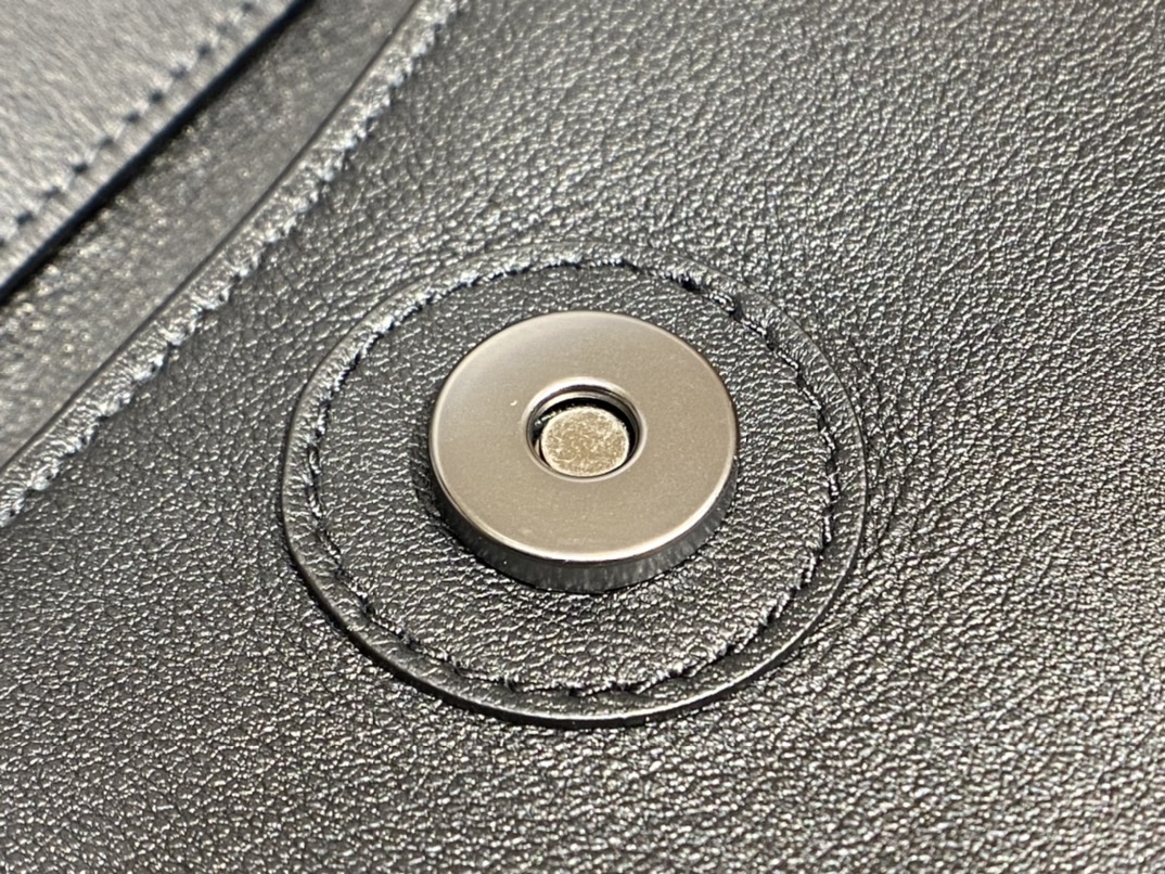 Balenciaga Downtown 25CM BAG 671355黑色/黑扣