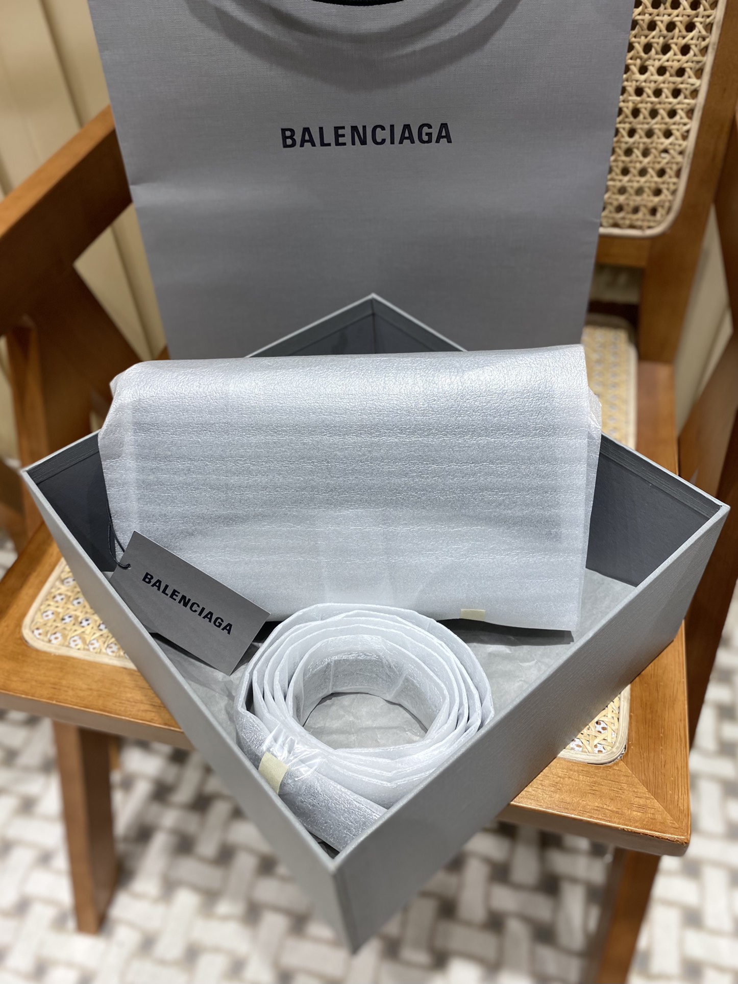 Balenciaga Downtown 25CM BAG 671355黑色/黑扣