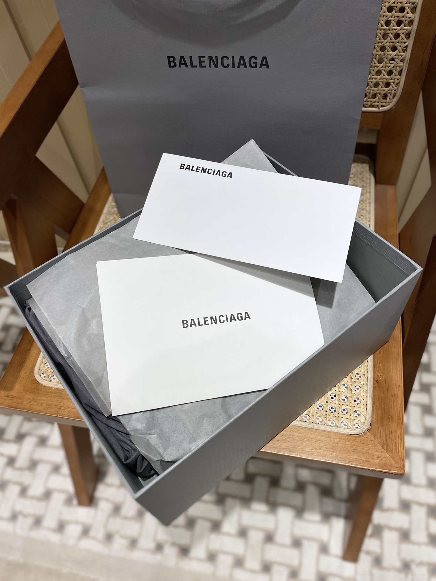 Balenciaga Downtown 29CM BAG 671353黑色/黑扣