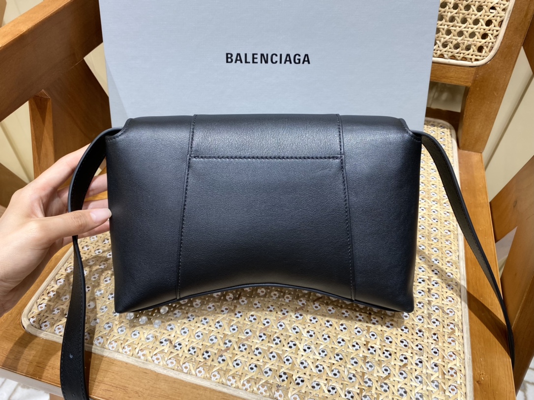 Balenciaga Downtown 25CM BAG 671355黑色/金扣