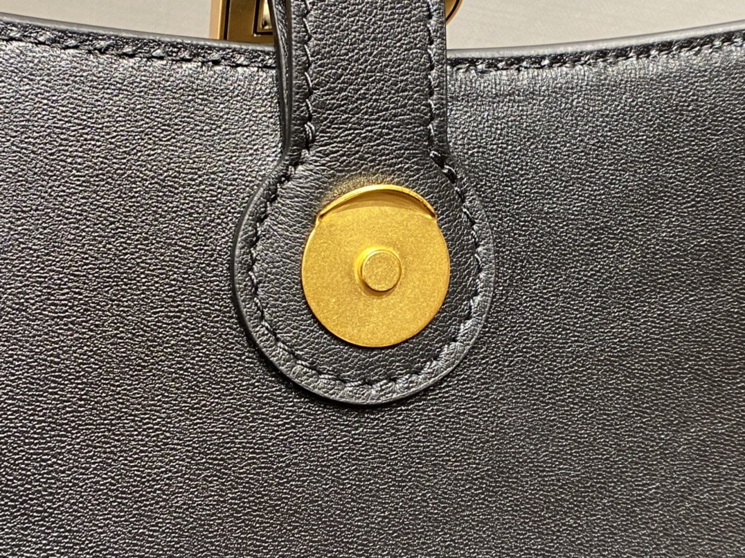 Balenciaga Downtown 29CM BAG 671353黑色/金扣