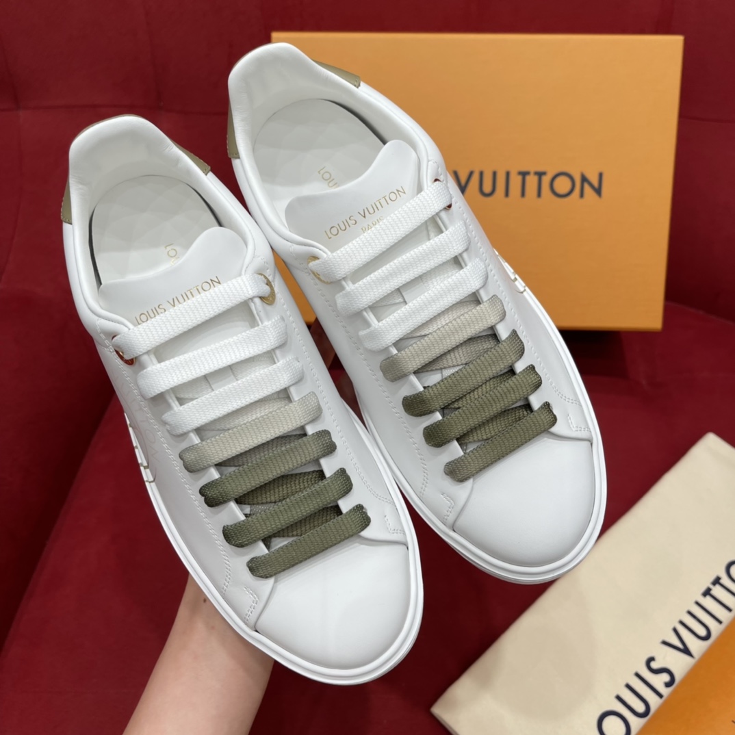 LV/路易威登   驴牌＃ Time out 系列小白鞋