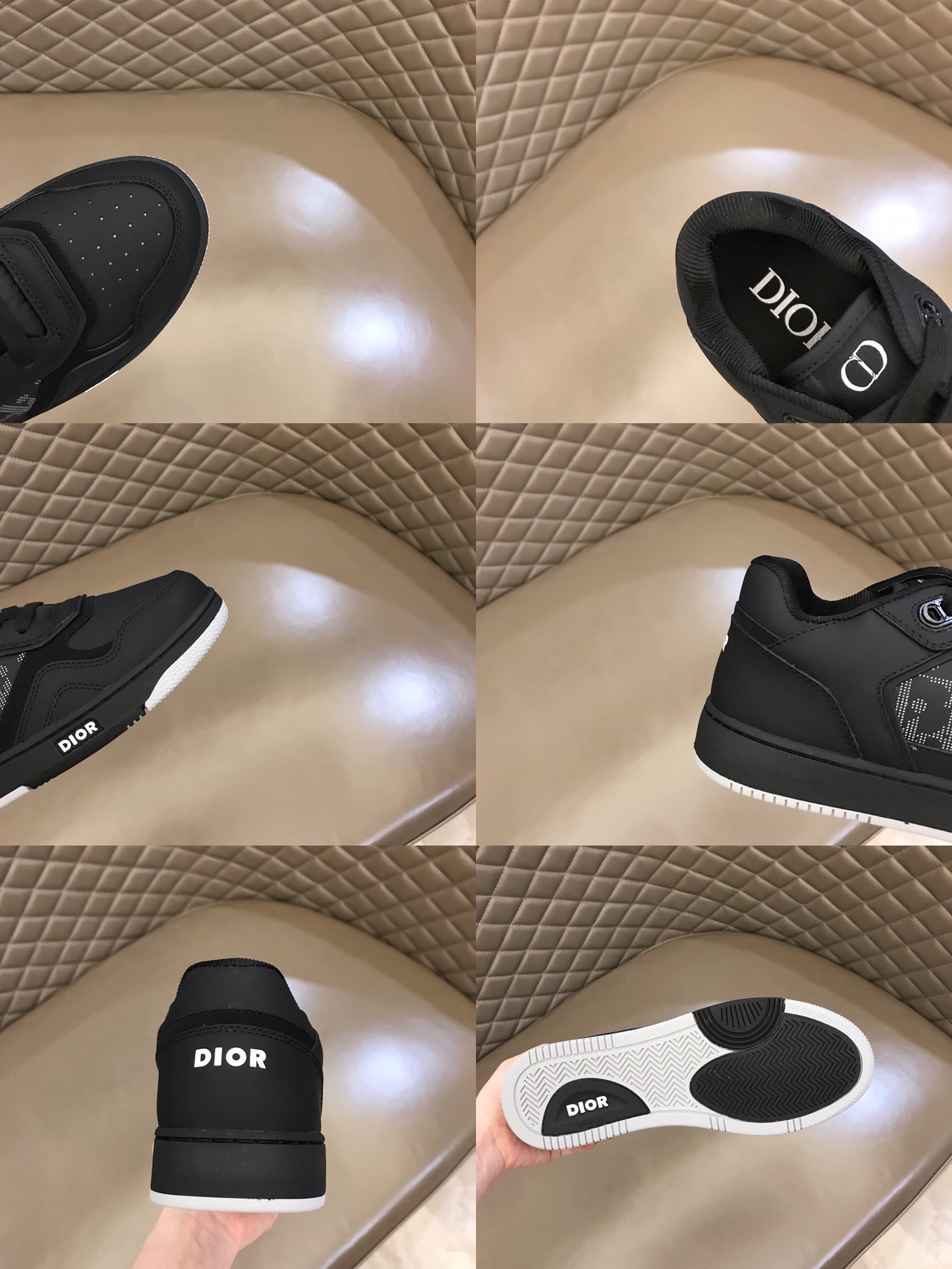 DIOR迪奥 Oblique Galaxy 印花效果皮革低帮B27休闲运动鞋