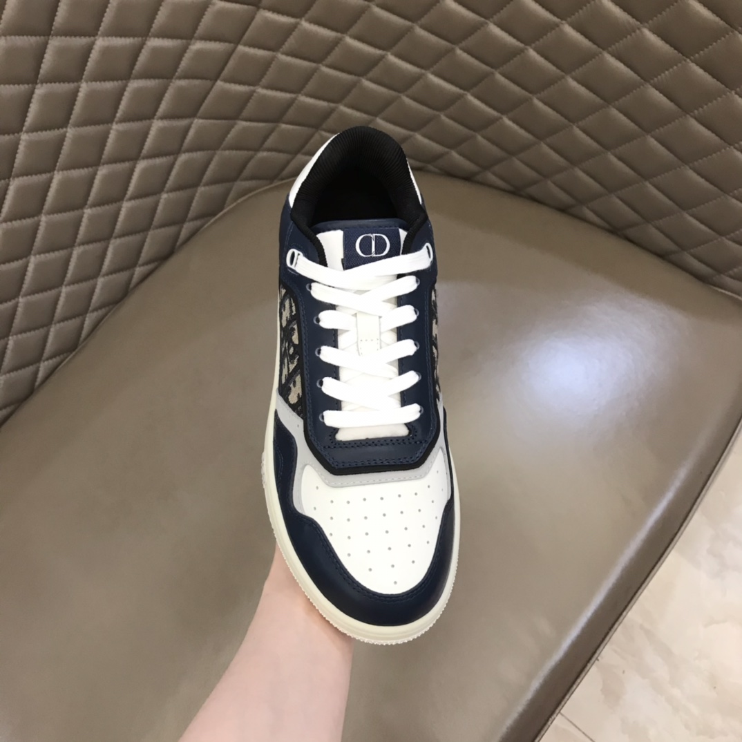 DIOR迪奥 Oblique Galaxy 印花效果皮革低帮B27休闲运动鞋