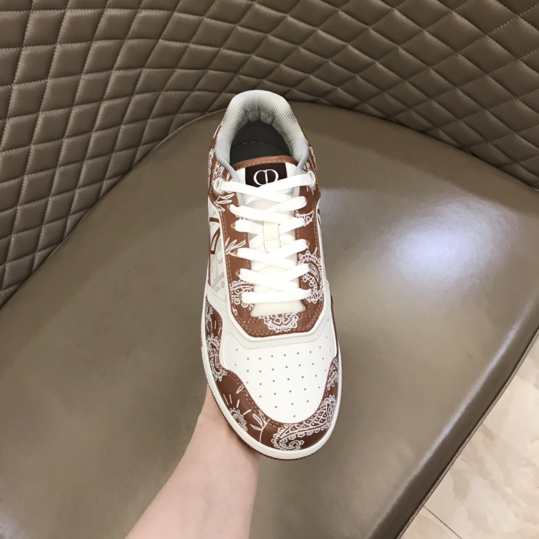 DIOR迪奥   Oblique Galaxy 印花效果皮革低帮B27休闲运动鞋