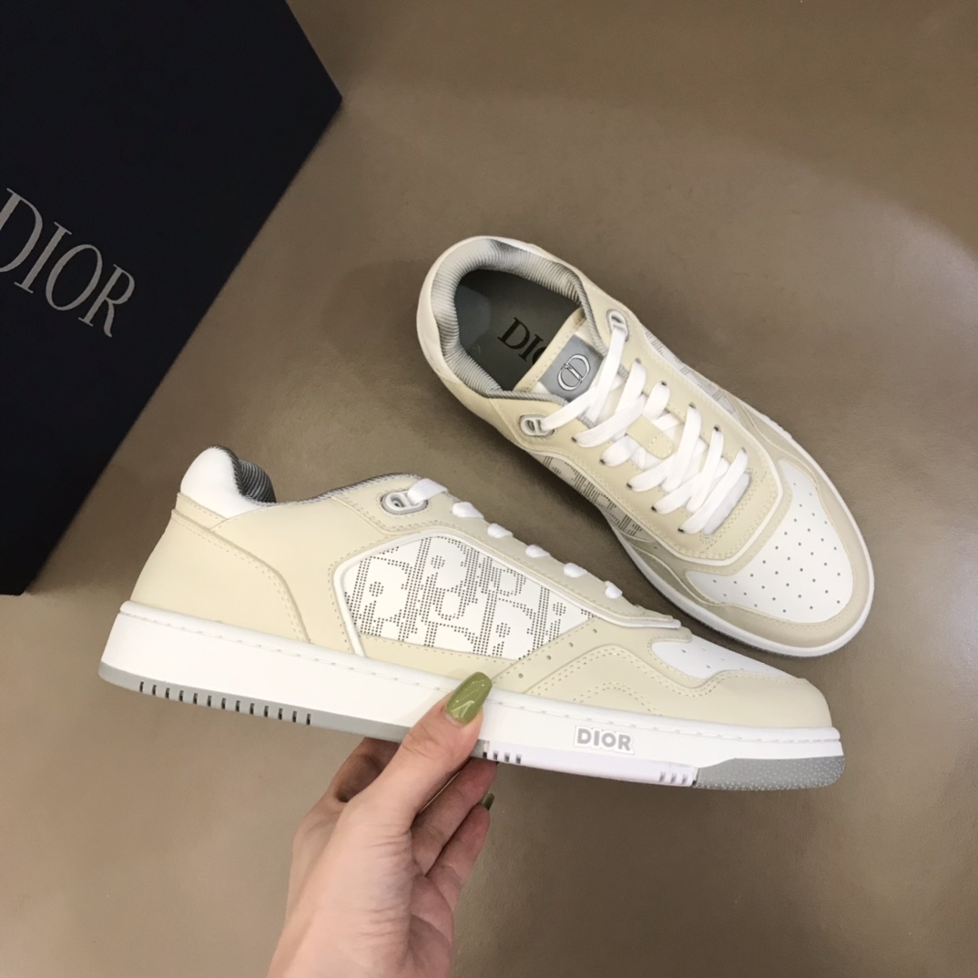 DIOR迪奥 Oblique Galaxy 印花效果皮革低帮B27休闲运动鞋
