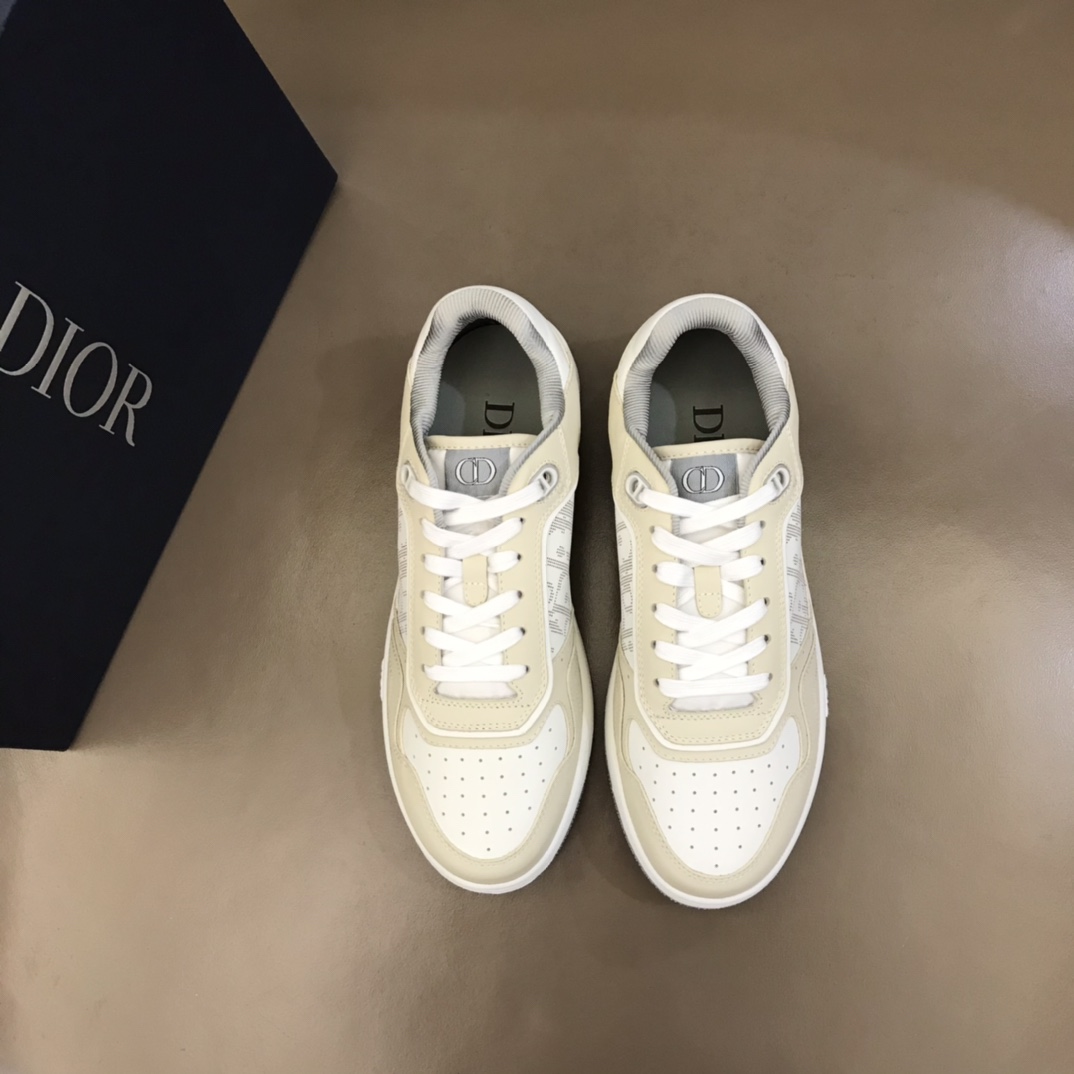 DIOR迪奥 Oblique Galaxy 印花效果皮革低帮B27休闲运动鞋
