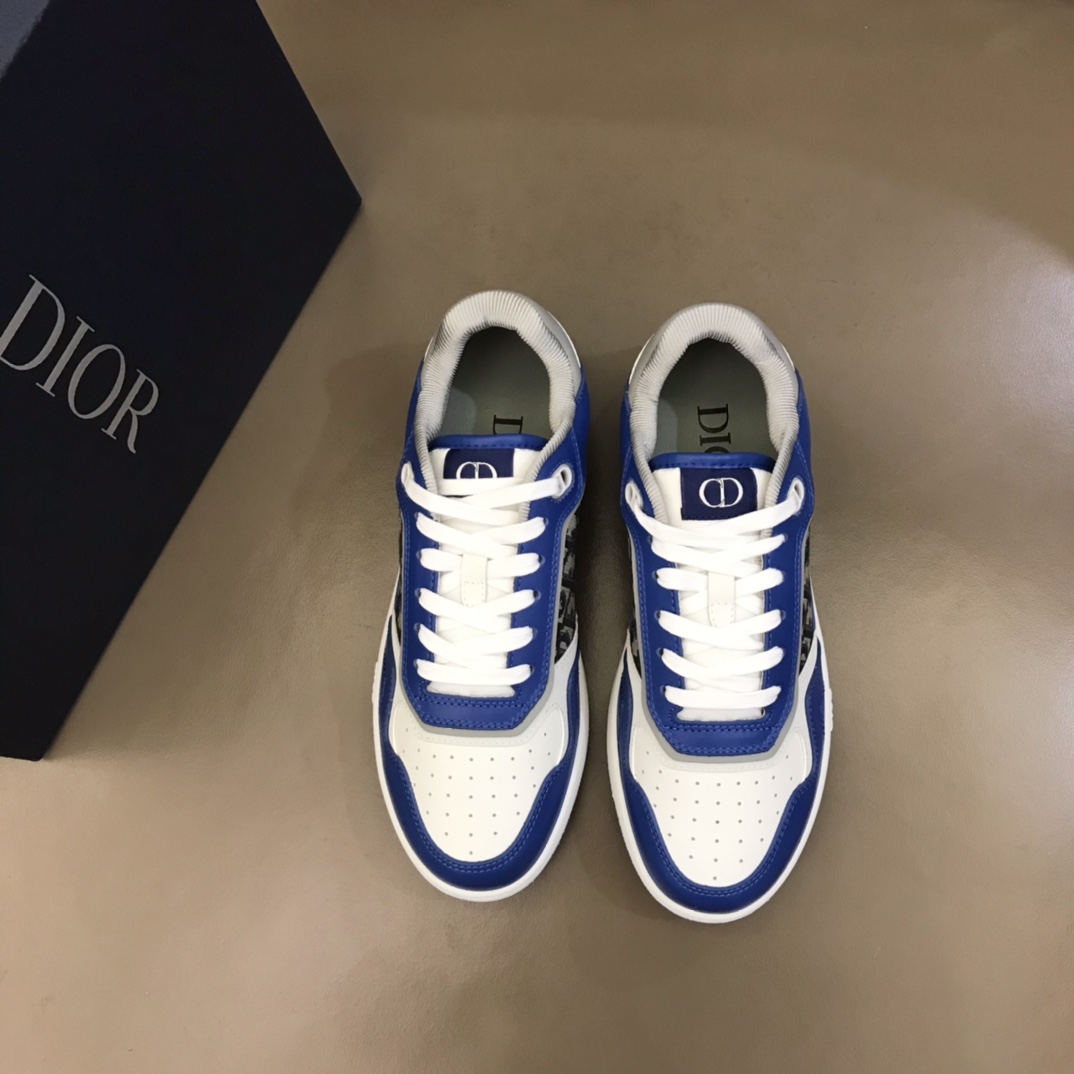 DIOR迪奥 Oblique Galaxy 印花效果皮革低帮B27休闲运动鞋