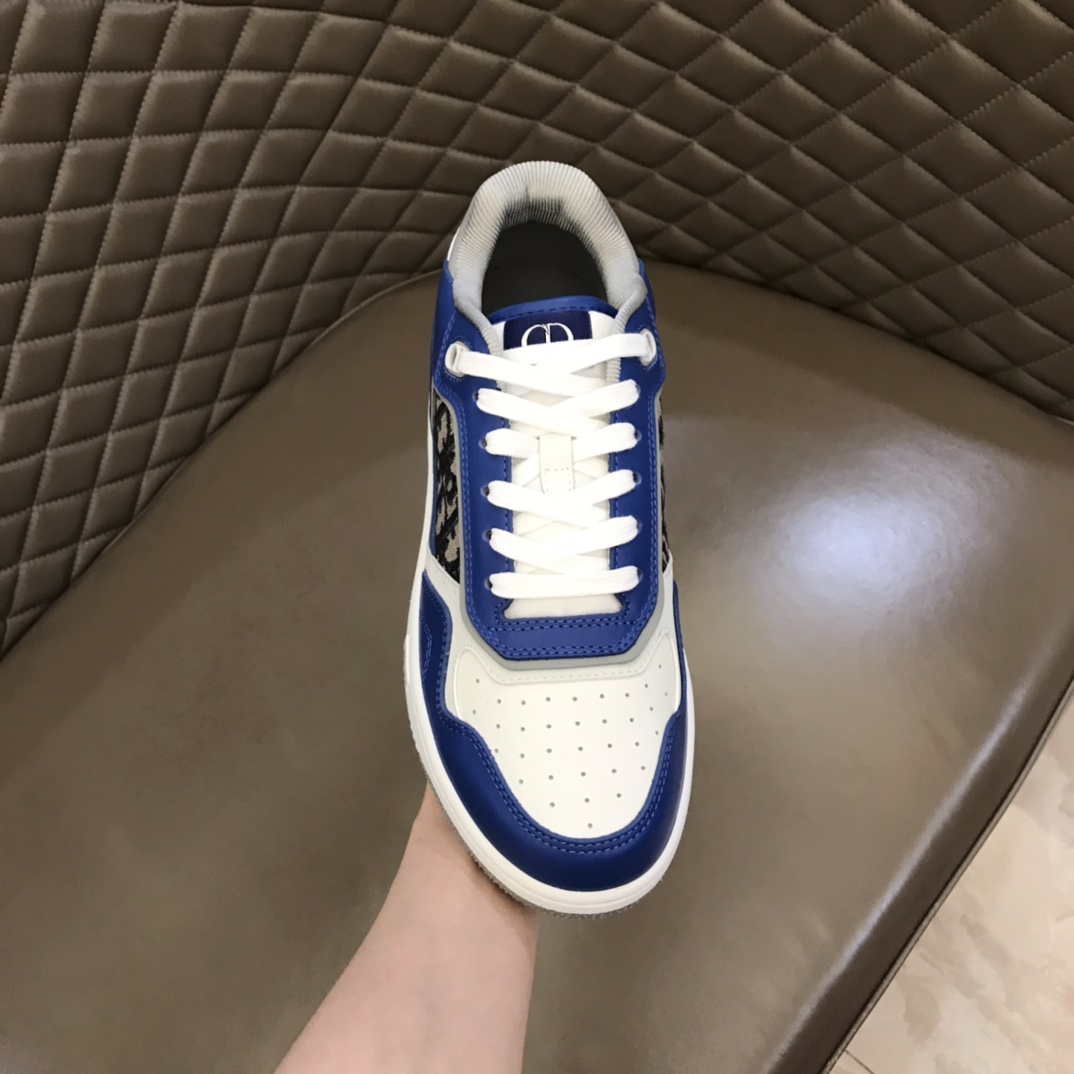 DIOR迪奥 Oblique Galaxy 印花效果皮革低帮B27休闲运动鞋