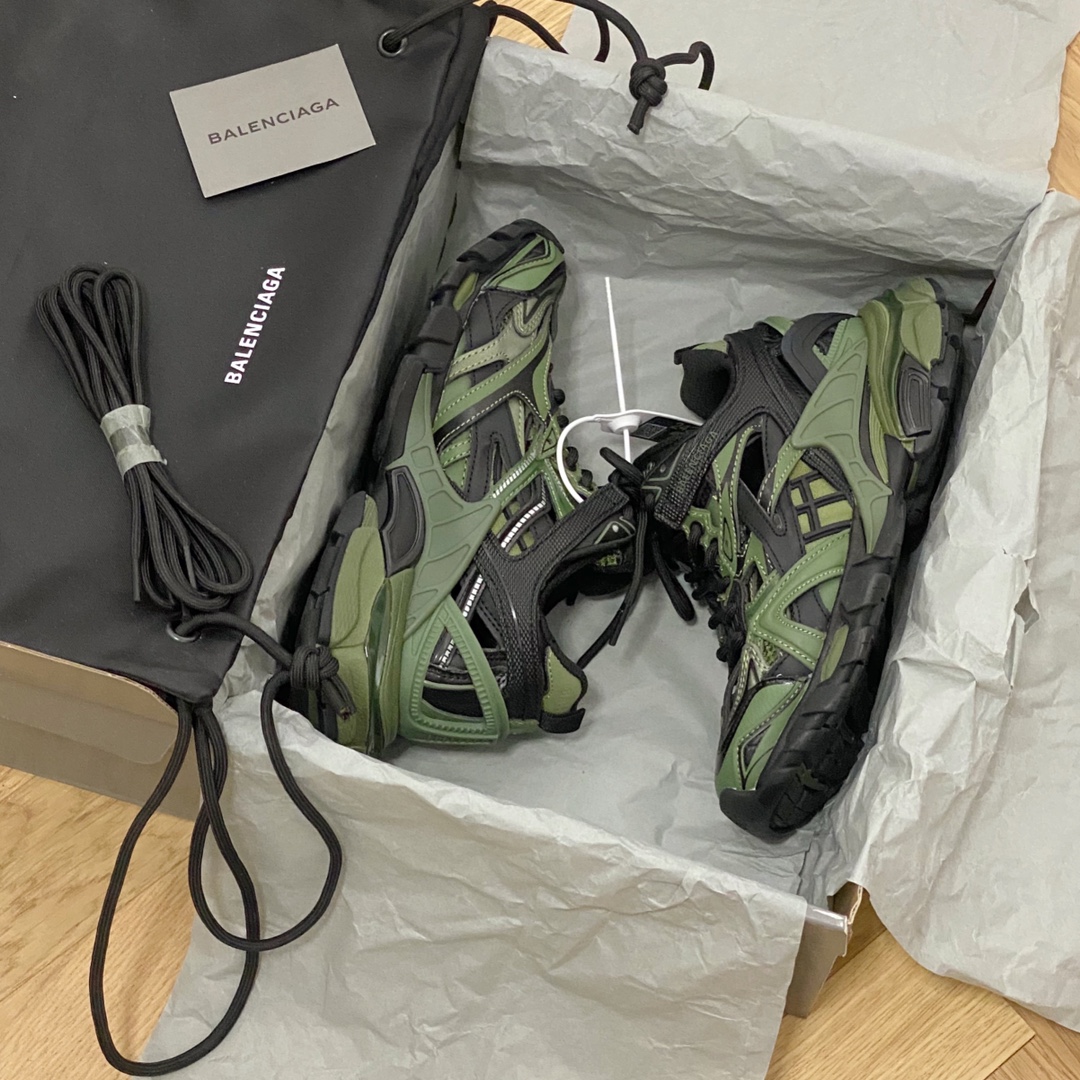 ❸BALENCIAGA · Zapatos papá Balenciaga de cuarta generación Colección Track2 color 🈴 versión superior 🔥 stock listo a …