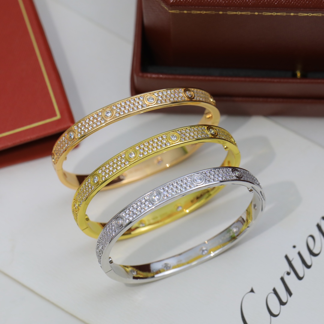 Cartier Kupić Biżuteria Bransoletka Złoto Platyna Róża Różowe złoto Biały Unisex Fashion