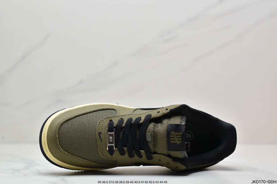160 耐克Undefeated x Nike Air Force 1 Low SP ‘’Ballistic‘’ 橄榄绿 DH3064-300