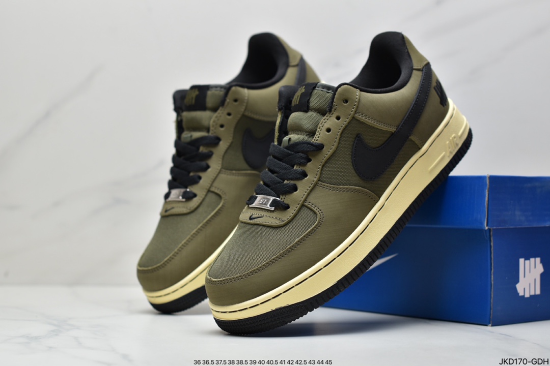 160 耐克Undefeated x Nike Air Force 1 Low SP ‘’Ballistic‘’ 橄榄绿 DH3064-300