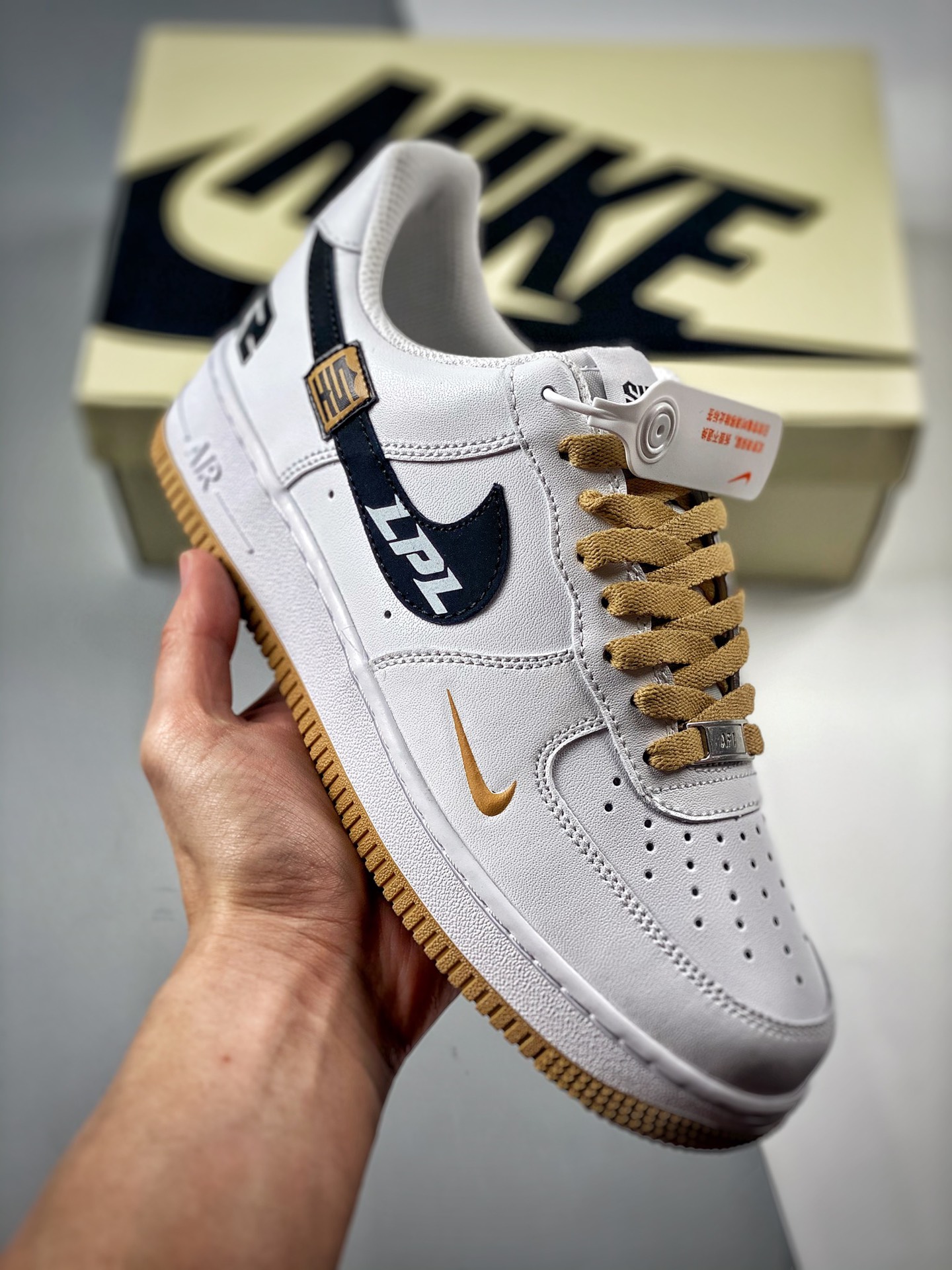 -3 Nike Air Force1 edición limitada League of Legends RNG zapatillas casuales Air Force One nivel empresa diseño de sue…