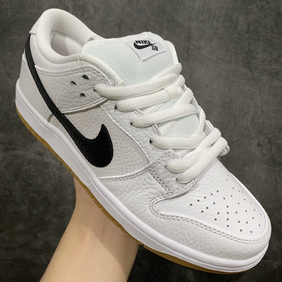 图片[3]-L版纯原Dunk白黑生胶 正确细节材料 鞋型品质到位 此款有深蓝勾和黑勾，实拍为黑勾版本 货号：CD2563-100 尺码：36-47.5-选品中心