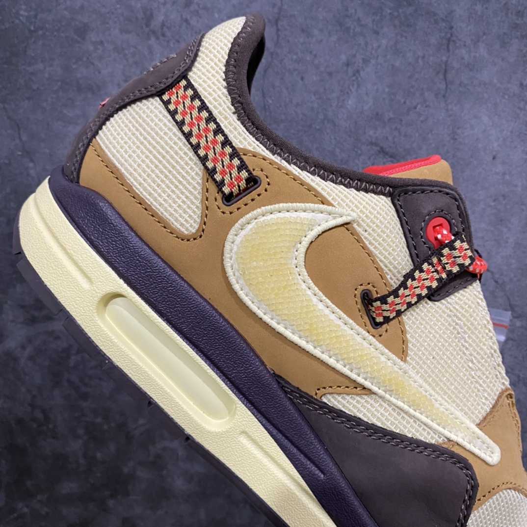 图片[7]-H12出品 年度鞋王TS X Air MAX 1 经典倒钩 卡其配色 最早高成本购入原鞋 原厂无色差皮料 绒感十足 卡色完美同步公司货 50块一对原厂swoosh钩子 唯一采用正确织带 唯一原厂尼龙鞋带 所见即得 货号： DO9392 200 尺码：36 36.5 37.5 38 38.5 39 40 40.5 41 42 42.5 43 44 44.5 45 46 47.5-选品中心