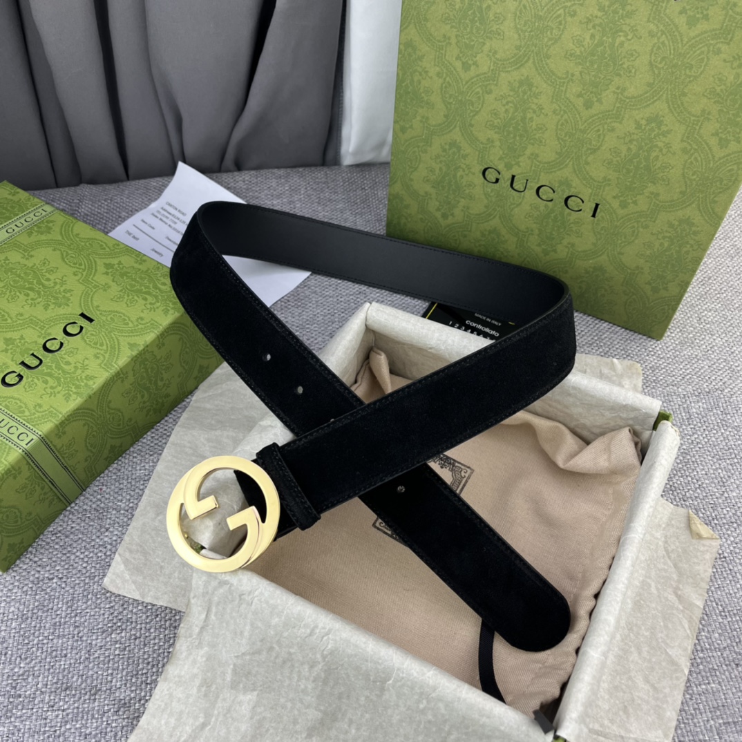 “New GUCCI Gucchi Collection: Geometric Design with Imported Cow Hides and Double G-Band Button Belt” - 图片 9